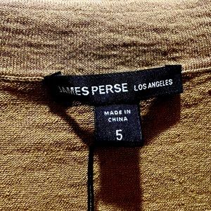 Man’s James Perse size 5 linen blend shirt sleeve button down.